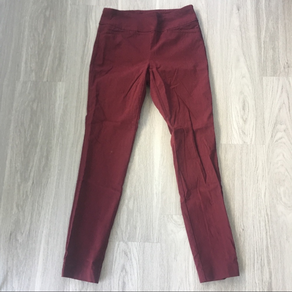 Maroon Slacks | Stretch
